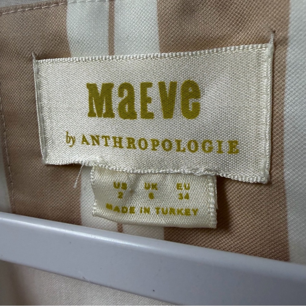Maeve Anthropologie‎ Asymmetrical Wrap Dress Size 2 - Picture 4 of 10